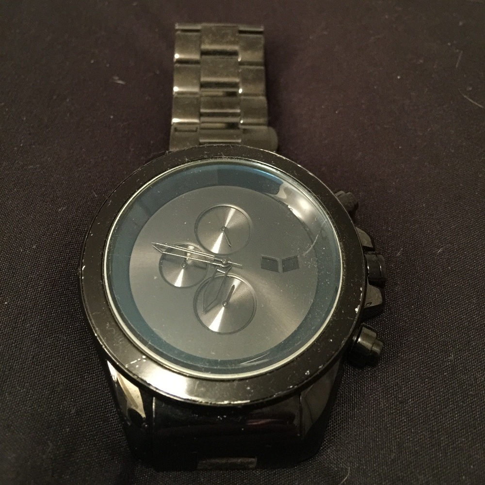 Vestal Watch Black - Zeppelin Model